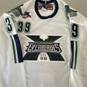2007-2008 ECHL Authentic Florida Everglades game-worn jersey